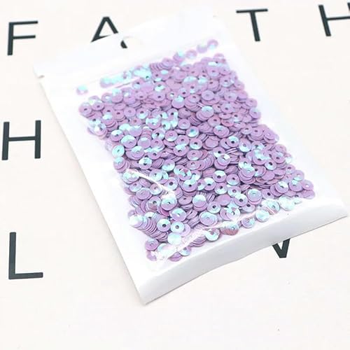 10 g Pailletten, 4 mm, 5 mm, Pailletten zum Nähen, Basteln, Kleidungszubehör, Perlenstück, AB-Lila, 10 g – 4 mm, 10 g, 2000 Stück 10 g Pailletten, 4 mm, 5 mm, Pailletten zum Nähen, Basteln, Kleidungszubehör, Perlenstück, AB-Lila, 10 g – 4 mm, 10 g, 2000 Stück von BGPFJK