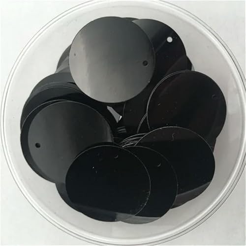 10 mm, 15 mm, 20 mm, 25 mm, 30 mm, PVC, flache, runde, lose Pailletten, Nähzubehör mit 1 seitlichem Loch, Schwarz, 10 mm, 400 Stück, 10 g 10 mm, 15 mm, 20 mm, 25 mm, 30 mm, PVC, flache, runde, lose Pailletten, Nähzubehör mit 1 seitlichem Loch, Schwarz, 10 mm, 400 Stück, 10 g von BGPFJK