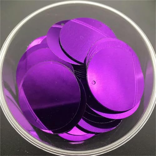 10 mm, 15 mm, 20 mm, 25 mm, 30 mm, PVC, flache, runde, lose Pailletten, Nähzubehör mit 1 seitlichem Loch, lila, 30 mm, 36 Stück, 10 g 10 mm, 15 mm, 20 mm, 25 mm, 30 mm, PVC, flache, runde, lose Pailletten, Nähzubehör mit 1 seitlichem Loch, lila, 30 mm, 36 Stück, 10 g von BGPFJK