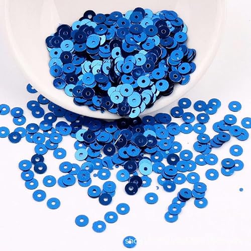 1000 Stück/5 g, 4 mm, silberne Film-Pailletten, flach, rund, lose Pailletten zur Schmuckherstellung, DIY-Basteln, Nähen-018-4 mm-1000 Stück-5 g 1000 Stück/5 g, 4 mm, silberne Film-Pailletten, flach, rund, lose Pailletten zur Schmuckherstellung, DIY-Basteln, Nähen-018-4 mm-1000 Stück-5 g von BGPFJK