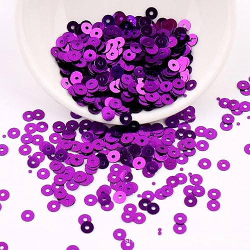 1000 Stück/5 g, 4 mm, silberne Film-Pailletten, flach, rund, lose Pailletten zur Schmuckherstellung, DIY-Basteln, Nähen-021-4 mm-1000 Stück-5 g 1000 Stück/5 g, 4 mm, silberne Film-Pailletten, flach, rund, lose Pailletten zur Schmuckherstellung, DIY-Basteln, Nähen-021-4 mm-1000 Stück-5 g von BGPFJK