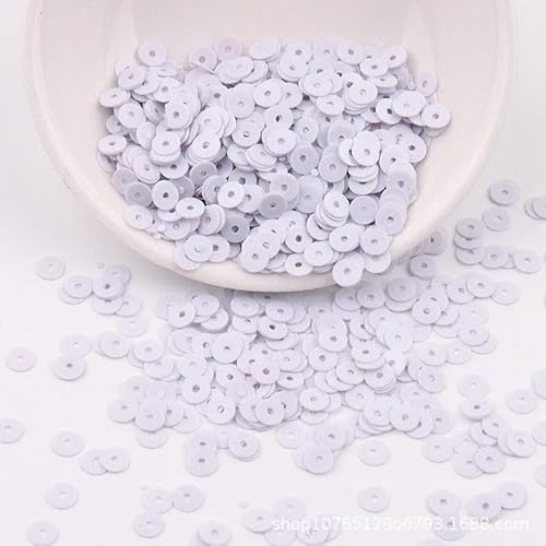 1000 Stück/5 g, 4 mm, silberne Film-Pailletten, flache, runde, lose Pailletten zur Schmuckherstellung, DIY-Basteln, Nähen-025-4 mm-1000 Stück-5 g 1000 Stück/5 g, 4 mm, silberne Film-Pailletten, flache, runde, lose Pailletten zur Schmuckherstellung, DIY-Basteln, Nähen-025-4 mm-1000 Stück-5 g von BGPFJK