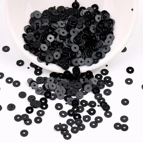 1000 Stück/5 g, 4 mm, silberne Film-Pailletten, flache, runde, lose Pailletten zur Schmuckherstellung, DIY-Basteln, Nähen-026-4 mm-1000 Stück-5 g 1000 Stück/5 g, 4 mm, silberne Film-Pailletten, flache, runde, lose Pailletten zur Schmuckherstellung, DIY-Basteln, Nähen-026-4 mm-1000 Stück-5 g von BGPFJK