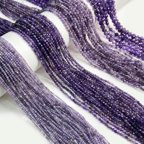 2/3/4/6 mm rosa Kristallperlen, facettiert, rund, Rosenquarz, lose Perlen zur Schmuckherstellung, DIY-Armband, 15 Zoll – Erdbeerquarz – 6 mm – Amethyst – 4 mm 2/3/4/6 mm rosa Kristallperlen, facettiert, rund, Rosenquarz, lose Perlen zur Schmuckherstellung, DIY-Armband, 15 Zoll – Erdbeerquarz – 6 mm – Amethyst – 4 mm von BGPFJK