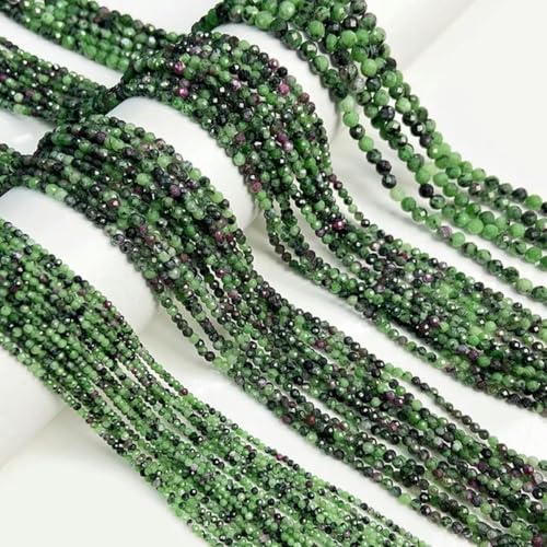 2/3/4/6 mm rosa Kristallperlen, facettiert, rund, Rosenquarz, lose Perlen zur Schmuckherstellung, DIY-Armband, 15 Zoll – Erdbeerquarz – 6 mm – Epidot-Zoisit – 4 mm 2/3/4/6 mm rosa Kristallperlen, facettiert, rund, Rosenquarz, lose Perlen zur Schmuckherstellung, DIY-Armband, 15 Zoll – Erdbeerquarz – 6 mm – Epidot-Zoisit – 4 mm von BGPFJK