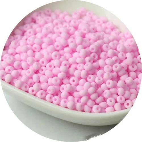 2/3/4 mm Imitation tschechischer einfarbiger, mattierter, gleichmäßiger Glasperlen. Lose Abstandsperlen für Armbänder, DIY-Schmuck, Pink 18 – 3 mm, 340 Stück 2/3/4 mm Imitation tschechischer einfarbiger, mattierter, gleichmäßiger Glasperlen. Lose Abstandsperlen für Armbänder, DIY-Schmuck, Pink 18 – 3 mm, 340 Stück von BGPFJK