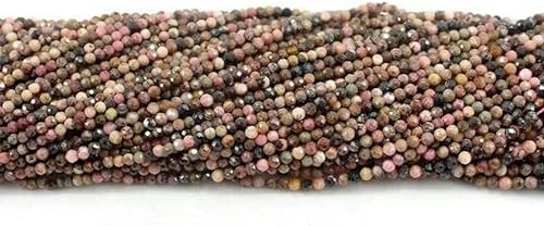 2/3/4MM Stein facettiert Türkis Sand Mondstein Turmalin rund lose kleine Perlen Schmuckherstellung-Peru Türkis A-3mm-Rhodonit-2MM 2/3/4MM Stein facettiert Türkis Sand Mondstein Turmalin rund lose kleine Perlen Schmuckherstellung-Peru Türkis A-3mm-Rhodonit-2MM von BGPFJK