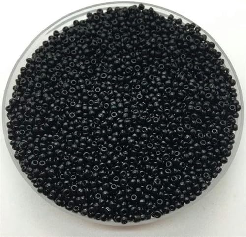 2 mm, 3 mm, 4 mm, schwarze tschechische Glasperlen, DIY-Armband, Halskettenperlen, DIY-Zubehör-Schwarz-3 mm x 200 Stück 2 mm, 3 mm, 4 mm, schwarze tschechische Glasperlen, DIY-Armband, Halskettenperlen, DIY-Zubehör-Schwarz-3 mm x 200 Stück von BGPFJK