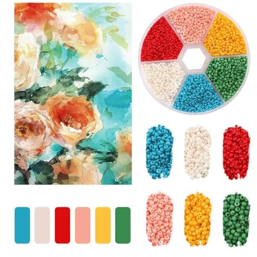 2 mm Glasperlen-Set zum Herstellen von Armbändern, kleine Perlen, verschiedene Farben, Basteln, lose Perlen für die Schmuckherstellung, DIY-Kunsthandwerk, Malen, 2 mm 2 mm Glasperlen-Set zum Herstellen von Armbändern, kleine Perlen, verschiedene Farben, Basteln, lose Perlen für die Schmuckherstellung, DIY-Kunsthandwerk, Malen, 2 mm von BGPFJK