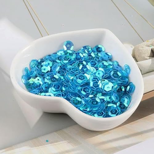 3 mm, 4 mm, 5 mm, 6 mm, Pailletten in verschiedenen Größen, konkav, rund, Massenpailletten, Basteln, Nähen, Kleidungsdekoration, DIY, Seeblau, 6 mm, 20 g 3 mm, 4 mm, 5 mm, 6 mm, Pailletten in verschiedenen Größen, konkav, rund, Massenpailletten, Basteln, Nähen, Kleidungsdekoration, DIY, Seeblau, 6 mm, 20 g von BGPFJK