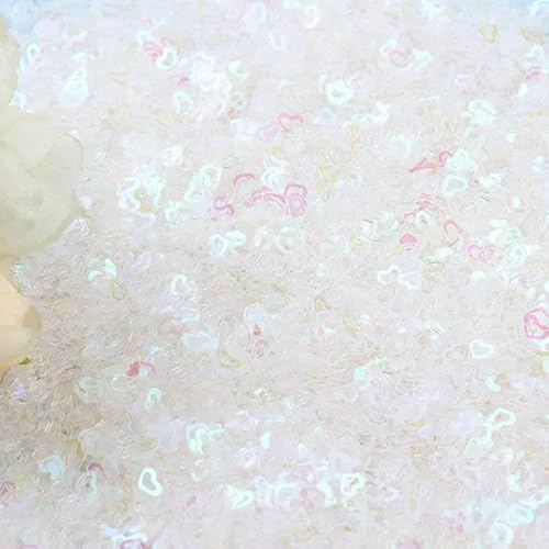 4 mm hohle Herz-Pailletten für Basteldekoration, Konfetti, transparent, 4 mm, 20 g 4 mm hohle Herz-Pailletten für Basteldekoration, Konfetti, transparent, 4 mm, 20 g von BGPFJK