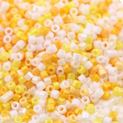 5/10 g 1,6 mm Metallic-Farbglasperlen 11/0 lose Spacer Rocailles-4–5 g-1,6 mm-1000 Stück von BGPFJK