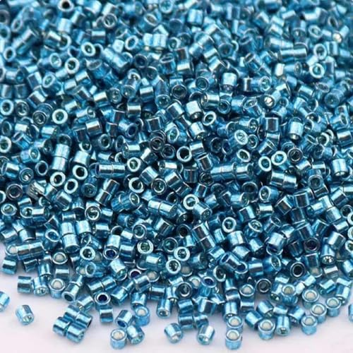 5/10 g 1,6 mm Metallic-Farbglasperlen 11/0 lose Spacer Rocailles-42-10 g-1,6 mm-2000 Stück von BGPFJK