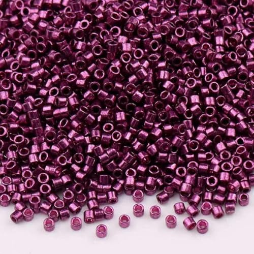 5/10 g 1,6 mm Metallic-Farbglasperlen 11/0 lose Spacer Rocailles-45-5 g-1,6 mm-1000 Stück von BGPFJK