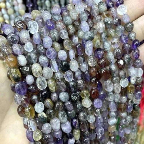 5–10 mm Stein, unregelmäßiger Morganit, Jade, Achate, Citrin, Amazonit, Quarzperlen zur Schmuckherstellung, Ohrstecker, Armband, DIY-Lila Quarz, 8–10 mm 5–10 mm Stein, unregelmäßiger Morganit, Jade, Achate, Citrin, Amazonit, Quarzperlen zur Schmuckherstellung, Ohrstecker, Armband, DIY-Lila Quarz, 8–10 mm von BGPFJK