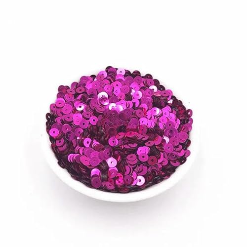 5 g/4 mm runde Pailletten, Basteln, Glitzer, Costura, Nähen, Handarbeit, Dekoration, Konfetti, DIY-Pailletten, Zubehör, Rosarot, 4 mm 5 g/4 mm runde Pailletten, Basteln, Glitzer, Costura, Nähen, Handarbeit, Dekoration, Konfetti, DIY-Pailletten, Zubehör, Rosarot, 4 mm von BGPFJK