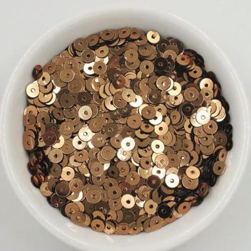 5 g/4 mm runde Pailletten, Basteln, Glitzer, Costura, Nähen, Handarbeit, Dekoration, Konfetti, DIY-Pailletten, Zubehör, hellbraun, 4 mm 5 g/4 mm runde Pailletten, Basteln, Glitzer, Costura, Nähen, Handarbeit, Dekoration, Konfetti, DIY-Pailletten, Zubehör, hellbraun, 4 mm von BGPFJK