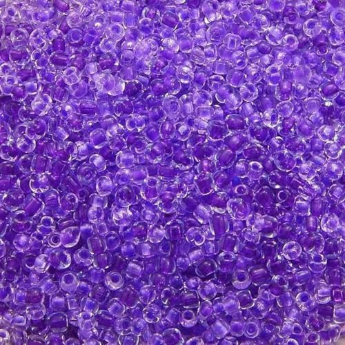 500 Stück mehrfarbige 3 mm DIY Mini-Glasperlen, tschechische Rocailles-Perlen für DIY-Armbänder, Schmuckherstellung, Abstandshalter, handgefertigtes Zubehör, violett, 3 mm, ca. 500 Stück 500 Stück mehrfarbige 3 mm DIY Mini-Glasperlen, tschechische Rocailles-Perlen für DIY-Armbänder, Schmuckherstellung, Abstandshalter, handgefertigtes Zubehör, violett, 3 mm, ca. 500 Stück von BGPFJK