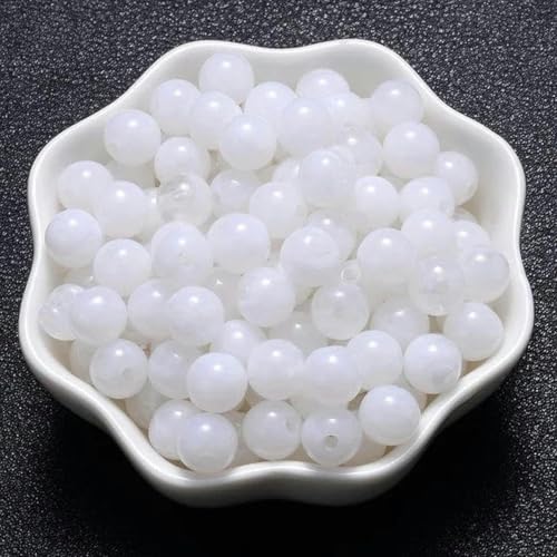 6–18 mm Acrylperlen mit Farbverlauf, runde Katzenauge-Abstandsperlen für die Schmuckherstellung, DIY-Handarbeit, Armband- und Halskettenzubehör, 1–18 mm (10 Stück) von BGPFJK
