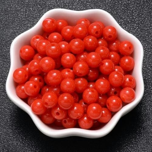 6–18 mm Acrylperlen mit Farbverlauf, runde Katzenaugen-Abstandsperlen für die Schmuckherstellung, DIY-Handgefertigtes Armband, Halskettenzubehör, 19–6 mm (100 Stück) von BGPFJK