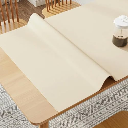 BGPFJK Dekorative Tischsets, ölbeständige, wärmeisolierende Matte, wasserdichtes Leder, waschmaschinenfest, für den Haushalt, Couchtisch-Schreibtischunterlage-YO1410-ZD-80x140cm von BGPFJK