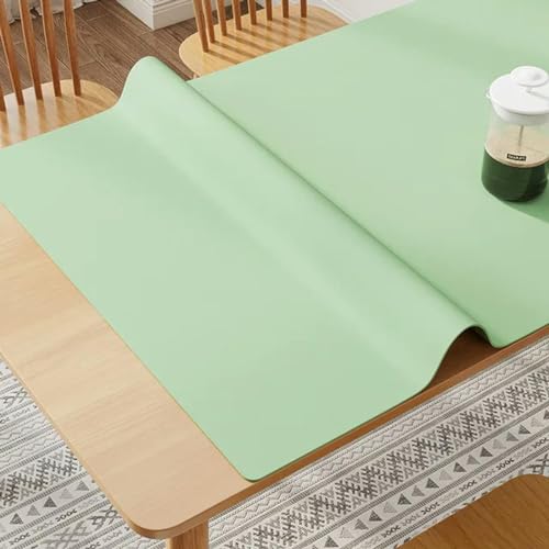 BGPFJK Dekorative Tischsets, ölbeständige, wärmeisolierende Matte, wasserdichtes Leder, waschmaschinenfest, für den Haushalt, Couchtisch-Schreibtischunterlage-YO1413-ZD-90x180cm von BGPFJK