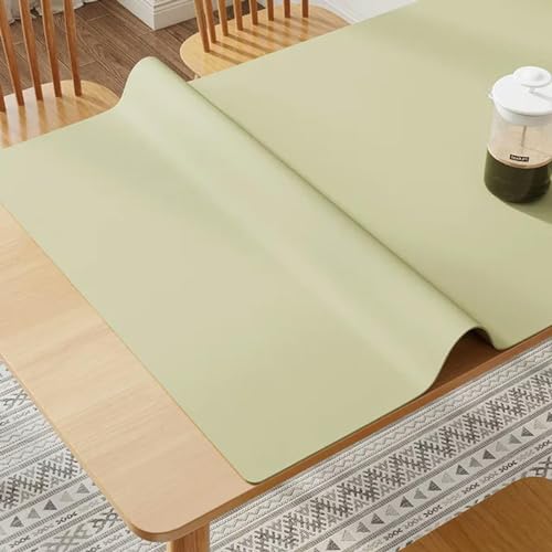 BGPFJK Dekorative Tischsets, ölbeständige, wärmeisolierende Matte, wasserdichtes Leder, waschmaschinenfest, für den Haushalt, Couchtisch-Schreibtischunterlage-YO1414-ZD-80x180cm von BGPFJK