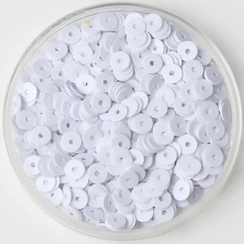 DIY-Pailletten 3 mm 4 mm 5 mm 6 mm 8 mm 10 mm Pailletten, flache, runde Pailletten für Scrapbooking-Zubehör-weiß 2–10 mm 50 g DIY-Pailletten 3 mm 4 mm 5 mm 6 mm 8 mm 10 mm Pailletten, flache, runde Pailletten für Scrapbooking-Zubehör-weiß 2–10 mm 50 g von BGPFJK