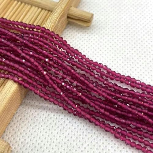 Länge 39 cm, kleine Spinellperlen aus Stein, 2 mm, 3 mm, lose Kristallperlen zur Schmuckherstellung, DIY-Armband, Halskettenzubehör-A-3 mm-130 Stück-D-2 mm-180 Stück Länge 39 cm, kleine Spinellperlen aus Stein, 2 mm, 3 mm, lose Kristallperlen zur Schmuckherstellung, DIY-Armband, Halskettenzubehör-A-3 mm-130 Stück-D-2 mm-180 Stück von BGPFJK