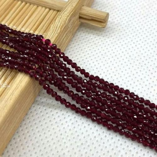 Länge 39 cm, kleine Spinellperlen aus Stein, 2 mm, 3 mm, lose Kristallperlen zur Schmuckherstellung, DIY-Armband, Halskettenzubehör-A-3 mm-130 Stück-G-2 mm-180 Stück Länge 39 cm, kleine Spinellperlen aus Stein, 2 mm, 3 mm, lose Kristallperlen zur Schmuckherstellung, DIY-Armband, Halskettenzubehör-A-3 mm-130 Stück-G-2 mm-180 Stück von BGPFJK