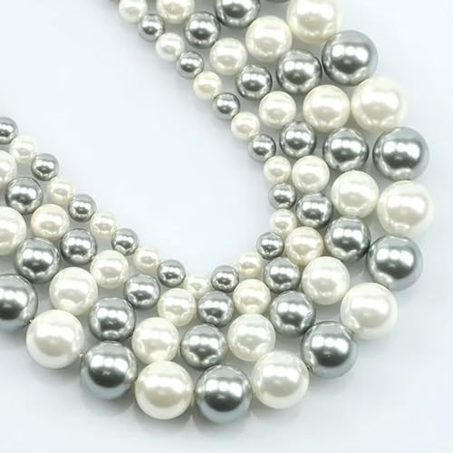 Muschelperlen, rund, lose Abstandsperlen in 15 Farben zur Schmuckherstellung, DIY-Armband, Ohrringe, 15 Zoll, gemischte Farben, 3–12 mm, 30 Stück Perlen Muschelperlen, rund, lose Abstandsperlen in 15 Farben zur Schmuckherstellung, DIY-Armband, Ohrringe, 15 Zoll, gemischte Farben, 3–12 mm, 30 Stück Perlen von BGPFJK