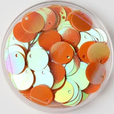 Pailletten, 10 mm, 15 mm, 20 mm, 25 mm, 30 mm, flache, runde, lose Pailletten, Nähhandwerk mit 1 seitlichem Loch, 10 g, ABorange, 20 mm, 10 g Pailletten, 10 mm, 15 mm, 20 mm, 25 mm, 30 mm, flache, runde, lose Pailletten, Nähhandwerk mit 1 seitlichem Loch, 10 g, ABorange, 20 mm, 10 g von BGPFJK