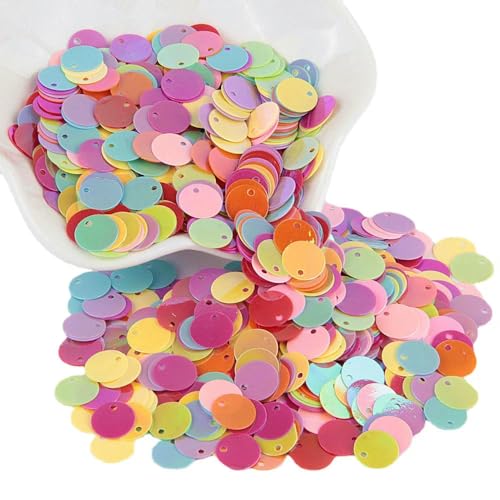 Pailletten, 10 mm, 15 mm, 20 mm, 25 mm, runde Pailletten, Löcher, Konfetti, Dekoration, DIY-Schmuck, Kleidung, Taschenzubehör, 10 g-AB MIX-15 mm, 10 g Pailletten, 10 mm, 15 mm, 20 mm, 25 mm, runde Pailletten, Löcher, Konfetti, Dekoration, DIY-Schmuck, Kleidung, Taschenzubehör, 10 g-AB MIX-15 mm, 10 g von BGPFJK