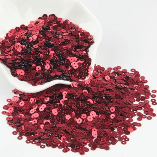 Pailletten, rot, 3 mm – 25 mm, lose Pailletten, Nagelkunst, Scrapbooking, Nähen, DIY-Dekoration, 4 mm rot Pailletten, rot, 3 mm – 25 mm, lose Pailletten, Nagelkunst, Scrapbooking, Nähen, DIY-Dekoration, 4 mm rot von BGPFJK