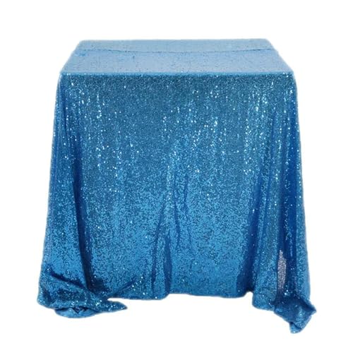 Rechteckige Tischdecke mit glitzernden Pailletten, Tischdecke in Roségold/Silber, für Hochzeitsfeiern, Heimdekoration, 11–120 x 150 cm von BGPFJK