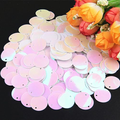 Runde, lose Pailletten, 10 mm, 15 mm, 20 mm, 25 mm, 30 mm, zum Nähen, Basteln, ab weiß, 30 mm, 20 g Runde, lose Pailletten, 10 mm, 15 mm, 20 mm, 25 mm, 30 mm, zum Nähen, Basteln, ab weiß, 30 mm, 20 g von BGPFJK