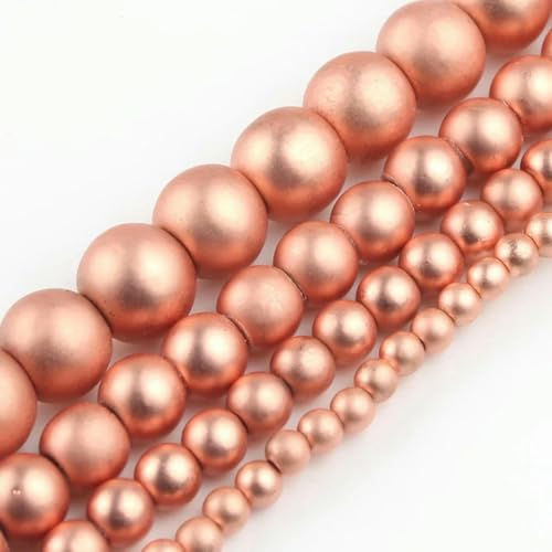 Schwarze Stein-Abstandshalterperlen, rund, lose, für DIY-Schmuckherstellung, Armbandzubehör, 2, 3, 4, 6, 8, 10, 12 mm, mattes Roségold, 3 mm, ca. 120 Stück Schwarze Stein-Abstandshalterperlen, rund, lose, für DIY-Schmuckherstellung, Armbandzubehör, 2, 3, 4, 6, 8, 10, 12 mm, mattes Roségold, 3 mm, ca. 120 Stück von BGPFJK