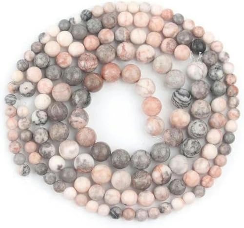 Stein, mehrfarbiges Auge, runde, lose Mineralperlen zur Schmuckherstellung, DIY-Armbandzubehör, 4 6 8 10 12 mm, rosa Zebrajaspis, 14 mm, ca. 23 Stück Stein, mehrfarbiges Auge, runde, lose Mineralperlen zur Schmuckherstellung, DIY-Armbandzubehör, 4 6 8 10 12 mm, rosa Zebrajaspis, 14 mm, ca. 23 Stück von BGPFJK