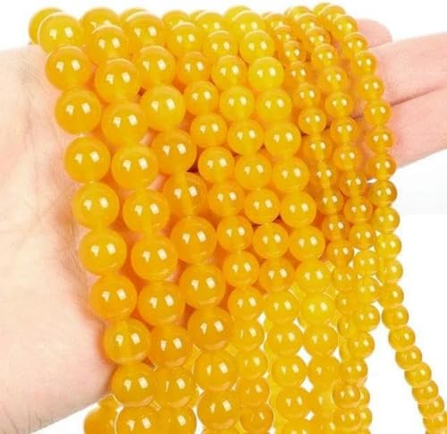 Stein Tigerauge Türkis Turmalin Rosenquarz Achat Perlen zur Schmuckherstellung DIY Armband 4 6 8 10mm-gelber Achat-12mm ca. 29Stk Stein Tigerauge Türkis Turmalin Rosenquarz Achat Perlen zur Schmuckherstellung DIY Armband 4 6 8 10mm-gelber Achat-12mm ca. 29Stk von BGPFJK
