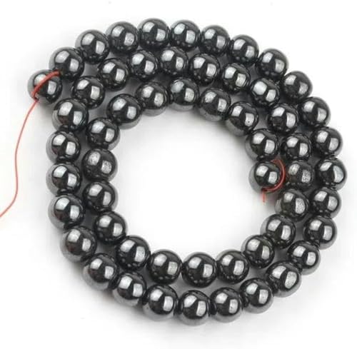 Stein-mehrfarbiges Auge, runde, lose Mineralperlen zur Schmuckherstellung, DIY-Armbandzubehör, 4 6 8 10 12 mm, Schwarz, 14 mm, ca. 23 Stück von BGPFJK