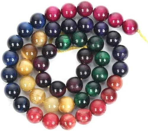 Steinblaue Augenperlen, hellblaue, runde, lose Perlen zur Schmuckherstellung, DIY-Paararmbänder für Herren, 4/6/8/10/12 MM, bunter Tiger, 12 mm, 29–30 Stück Steinblaue Augenperlen, hellblaue, runde, lose Perlen zur Schmuckherstellung, DIY-Paararmbänder für Herren, 4/6/8/10/12 MM, bunter Tiger, 12 mm, 29–30 Stück von BGPFJK