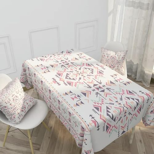 wasserdichte Tischdecke aus Leinen, Haushaltsmuster, Hoteltischdecke, rechteckige Küchentischdecke-ZBQ8218 (9)-90-140cm von BGPFJK