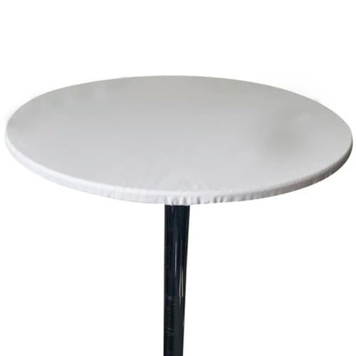 wasserdichte runde Tischdecke mit elastischem Rand, Tischdecke, Stoffschutz, 60/70/80/90/100/120/130 cm, B, 130 cm von BGPFJK