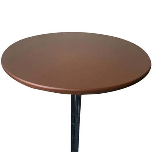 wasserdichte runde Tischdecke mit elastischem Rand, Tischdecke, Stoffschutz, 60/70/80/90/100/120/130 cm, E, 100 cm von BGPFJK