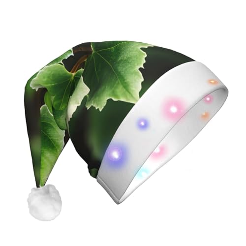 BGSHJVF Efeu Blumen Baum Print Weihnachtshut, Weihnachtsmann Urlaub für Erwachsene uni dicke Weihnachtskappe für neue Jahr festliche Party BGSHJVF Efeu Blumen Baum Print Weihnachtshut, Weihnachtsmann Urlaub für Erwachsene uni dicke Weihnachtskappe für neue Jahr festliche Party von BGSHJVF