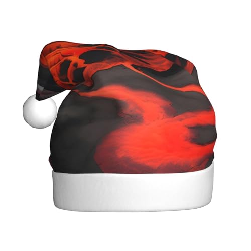 BGSHJVF Kilauea Vulkane Druck Weihnachtshut, Weihnachtsmannschaft Urlaub für Erwachsene uni bequeme Weihnachtshut für neue Jahr festliche Party BGSHJVF Kilauea Vulkane Druck Weihnachtshut, Weihnachtsmannschaft Urlaub für Erwachsene uni bequeme Weihnachtshut für neue Jahr festliche Party von BGSHJVF