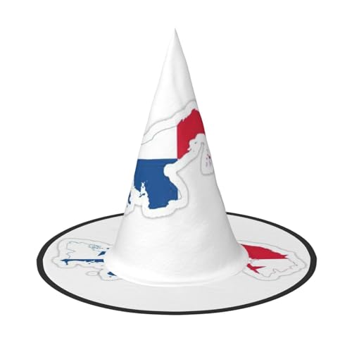 BGSHJVF Panama Flagge Karte Druck Halloween Hexe Hut Cosplay Caps Halloween Dekoration Kostüm Zubehör für Party BGSHJVF Panama Flagge Karte Druck Halloween Hexe Hut Cosplay Caps Halloween Dekoration Kostüm Zubehör für Party von BGSHJVF