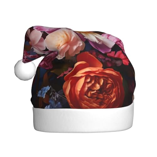 BGSHJVF Schöne Blumendruck Weihnachtshut, Weihnachtsmann Urlaub für Erwachsene uni bequeme Weihnachtshut für Neujahr festliche Party Party BGSHJVF Schöne Blumendruck Weihnachtshut, Weihnachtsmann Urlaub für Erwachsene uni bequeme Weihnachtshut für Neujahr festliche Party Party von BGSHJVF