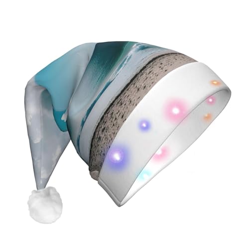 BGSHJVF Strand Weiß Wolke Druck Weihnachtshut Weihnachtshut für Erwachsene Uni Dickes Neujahr Festliche Weihnachtskappe BGSHJVF Strand Weiß Wolke Druck Weihnachtshut Weihnachtshut für Erwachsene Uni Dickes Neujahr Festliche Weihnachtskappe von BGSHJVF