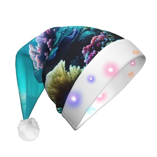 BGSHJVF Unterwasserlandschaft Druck Weihnachtskappe für Erwachsene, Uni, dicke Weihnachtskappe für Neujahrsfeier BGSHJVF Unterwasserlandschaft Druck Weihnachtskappe für Erwachsene, Uni, dicke Weihnachtskappe für Neujahrsfeier von BGSHJVF